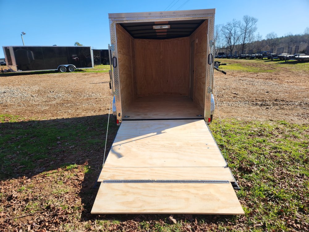 2026 Rock Solid Cargo 6 x 10 Single Axle Enclosed w/ Polycore Metal Upgrade and Semi-Screwless Upgra