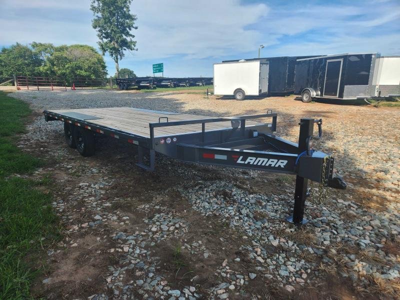 2026 Lamar Trailers 102x20 14k Deckover w/ Slide-In Ramps