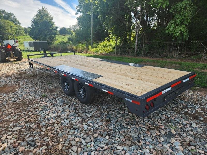2026 Lamar Trailers 102x20 14k Deckover w/ Slide-In Ramps