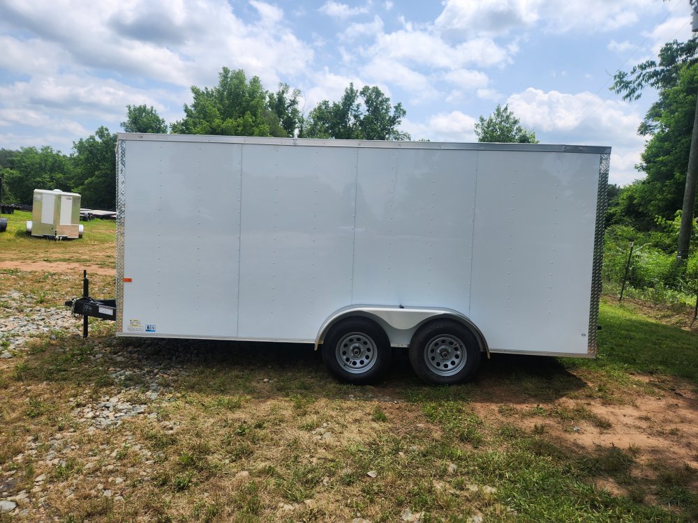 2025 Rock Solid Cargo 7x16 7k Enclosed w/ Polycore Upgrade