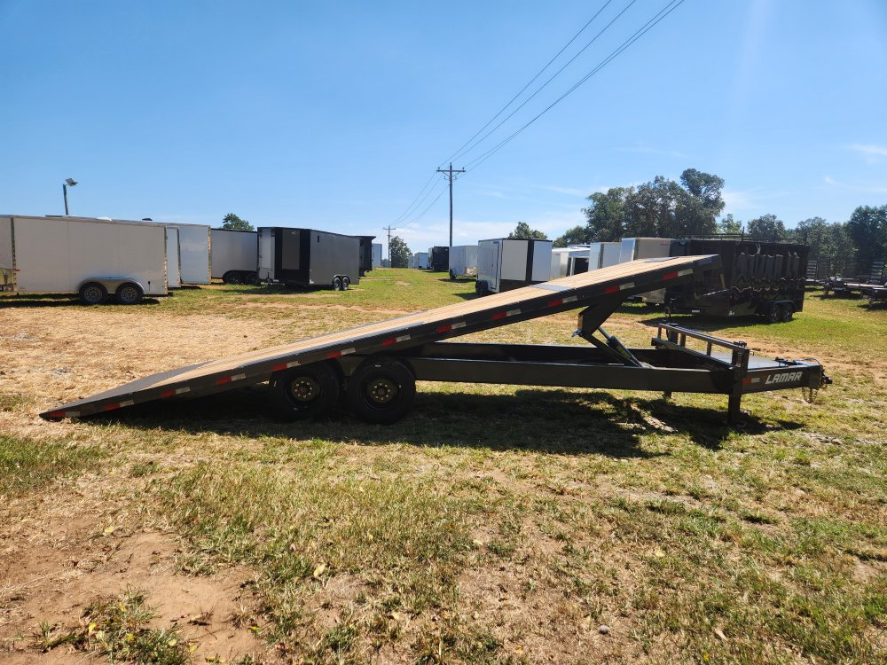 2026 Lamar 102x24 16k Deckover Tilt w/ Winch Plate and Solar Charger