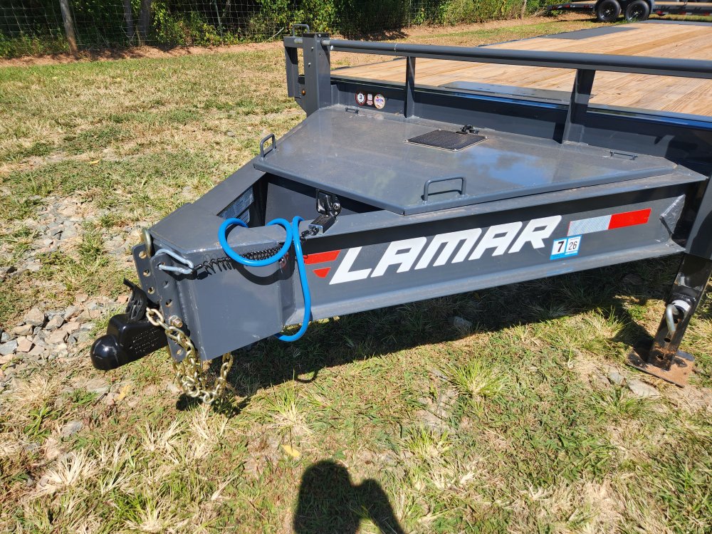 2026 Lamar 102x24 16k Deckover Tilt w/ Winch Plate and Solar Charger