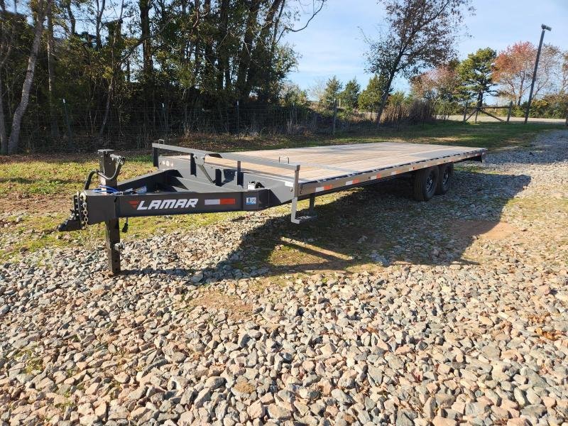 2026 Lamar Trailers 102x24 14k Deckover w/ Slide-In Ramps