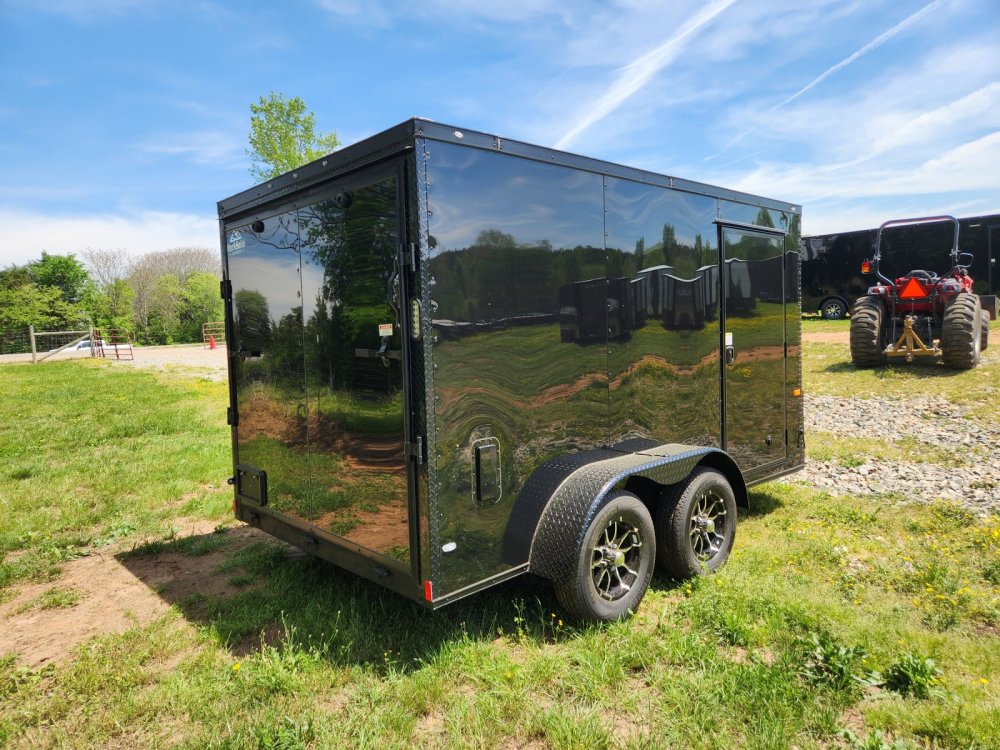 2027 Rock Solid Cargo 7x12 7k Enclosed w/ Blackout Package, 7' Interior, Polycore Metal Upgrade and 
