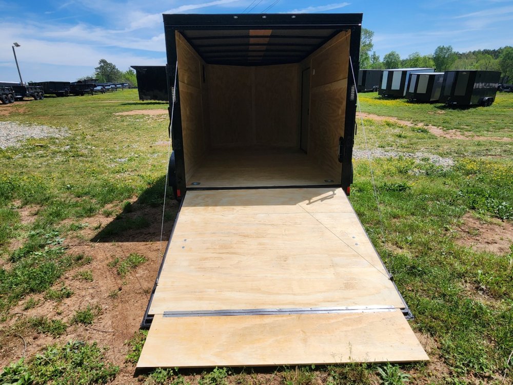 2027 Rock Solid Cargo 7x12 7k Enclosed w/ Blackout Package, 7' Interior, Polycore Metal Upgrade and 