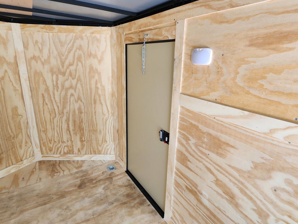 2027 Rock Solid Cargo 7x12 7k Enclosed w/ Blackout Package, 7' Interior, Polycore Metal Upgrade and 