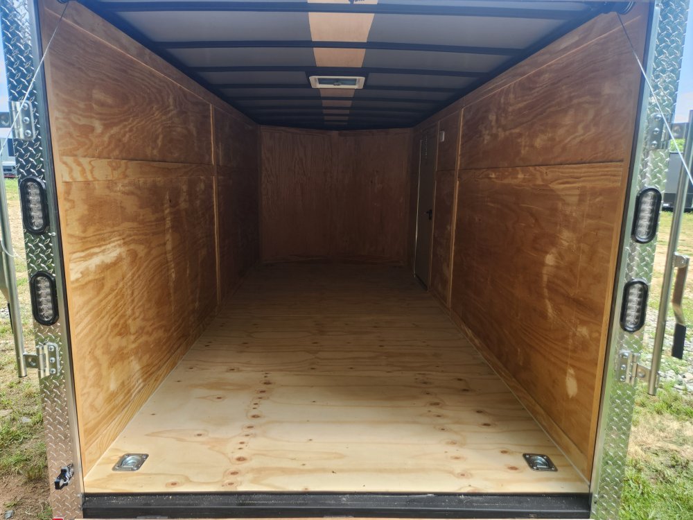 2025 Rock Solid Cargo 7x16 7k Enclosed w/ Polycore Upgrade