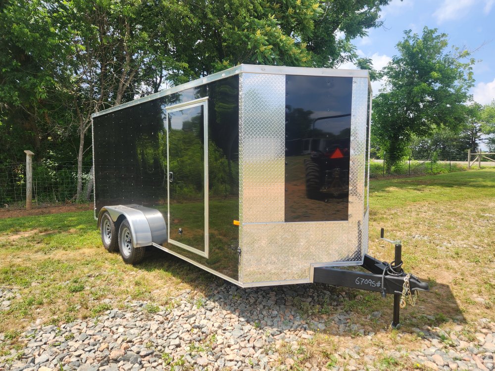 2025 Rock Solid Cargo 7x16 7k Enclosed w/ Polycore Upgrade