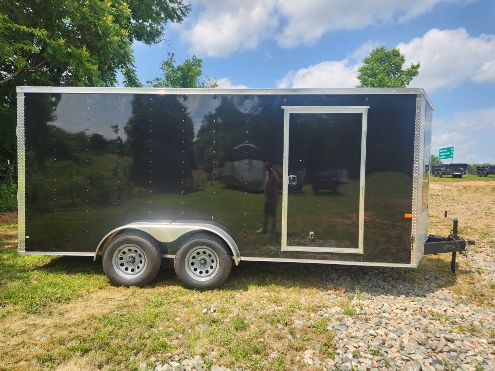 2025 Rock Solid Cargo 7x16 7k Enclosed w/ Polycore Upgrade
