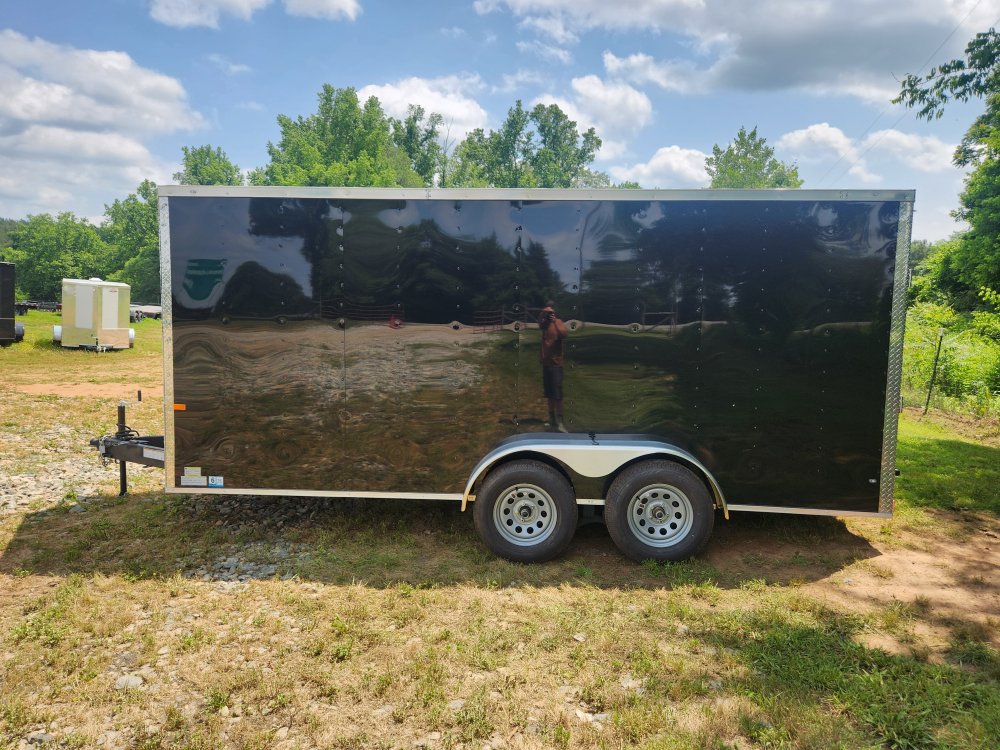 2025 Rock Solid Cargo 7x16 7k Enclosed w/ Polycore Upgrade