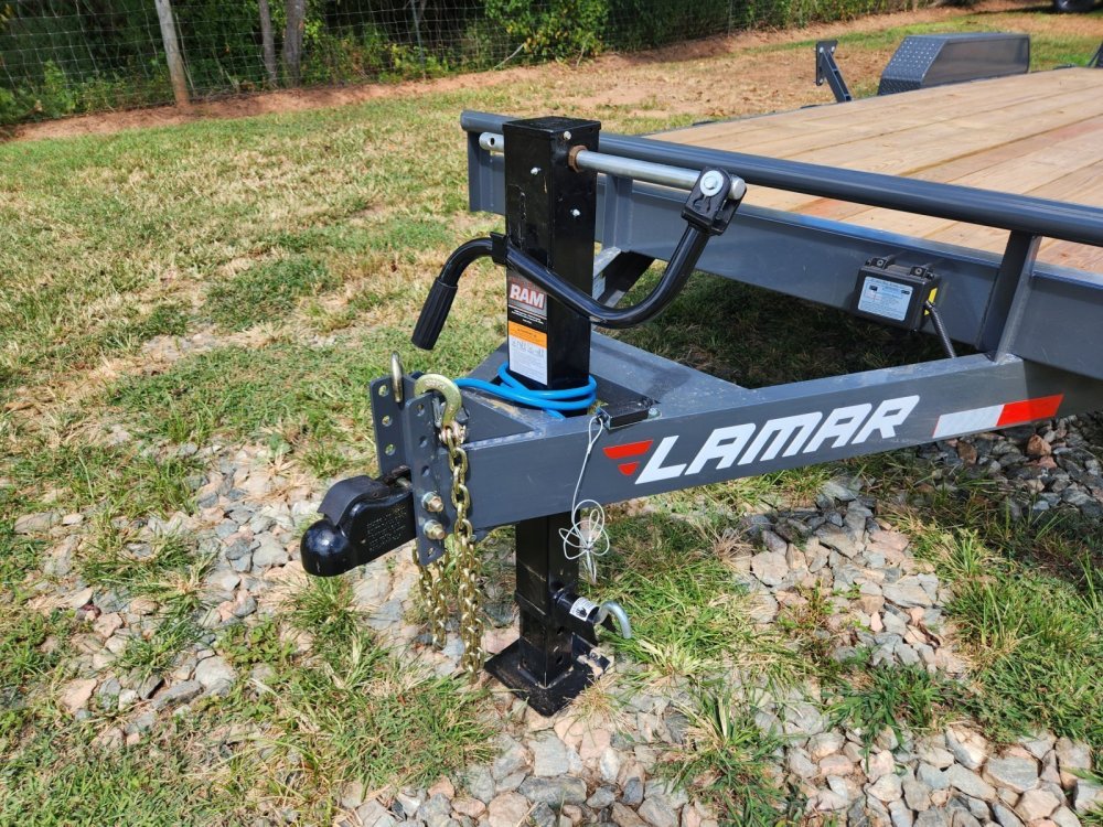 2027 Lamar 83X22 14K Equipment Hauler w/ Stand-Up Ramps