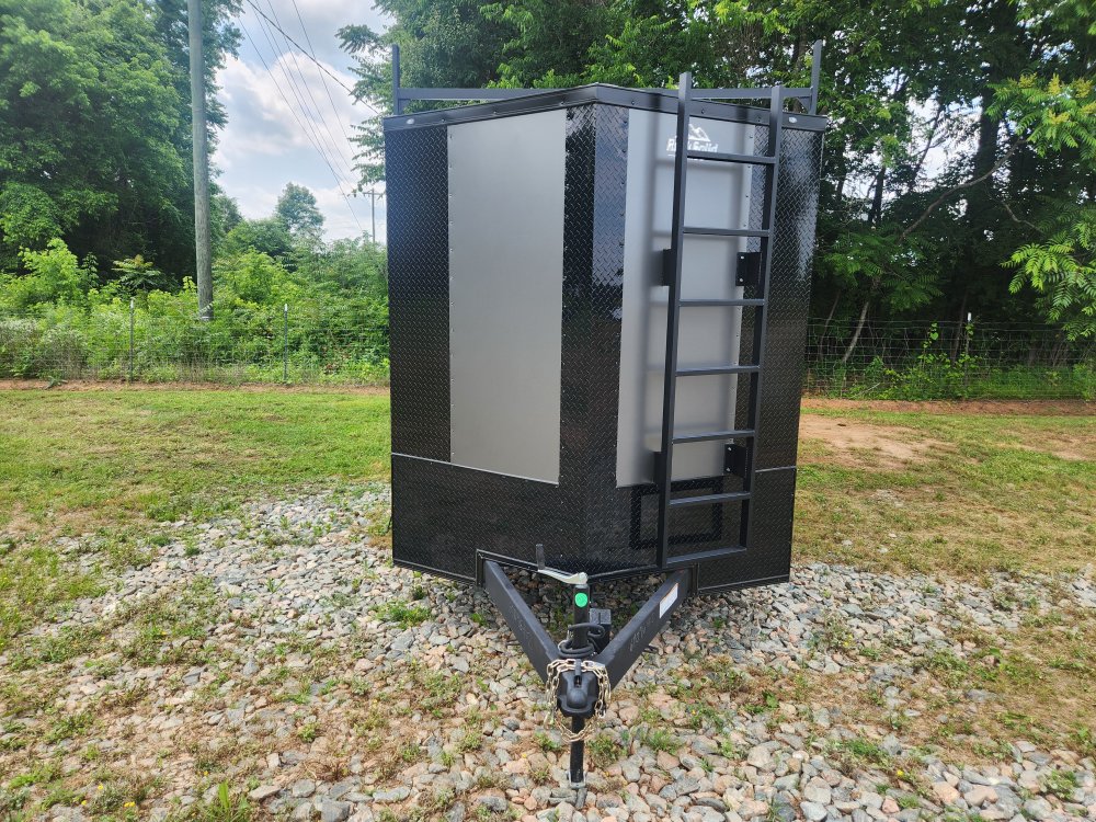2025 Rock Solid Cargo 7x16 Enclosed w/ Blackout Package, Polycore Metal, Semi-Screwless Upgrade and 