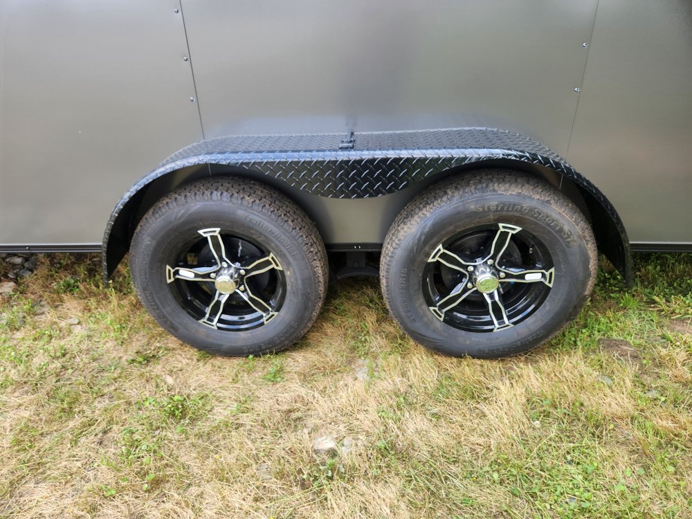 2025 Rock Solid Cargo 7x16 Enclosed w/ Blackout Package, Polycore Metal, Semi-Screwless Upgrade and 