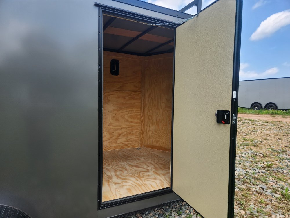 2025 Rock Solid Cargo 7x16 Enclosed w/ Blackout Package, Polycore Metal, Semi-Screwless Upgrade and 