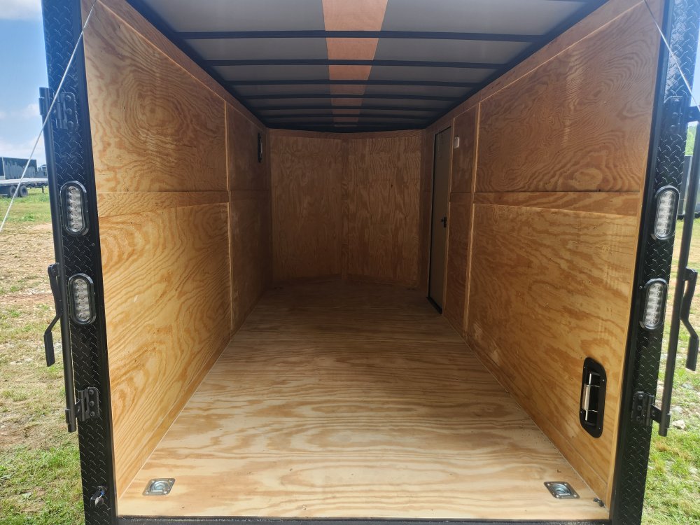 2025 Rock Solid Cargo 7x16 Enclosed w/ Blackout Package, Polycore Metal, Semi-Screwless Upgrade and 