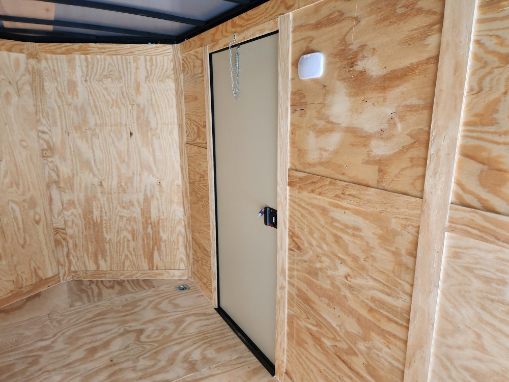2025 Rock Solid Cargo 7x16 Enclosed w/ Blackout Package, Polycore Metal, Semi-Screwless Upgrade and 