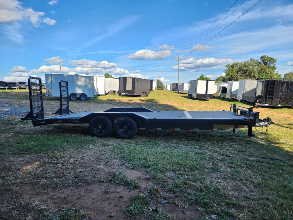 2026 Lamar Trailers 102x24 14k Equipment Hauler w/ Driver Over Fenders, Toolbox and Stand-Up Ramps