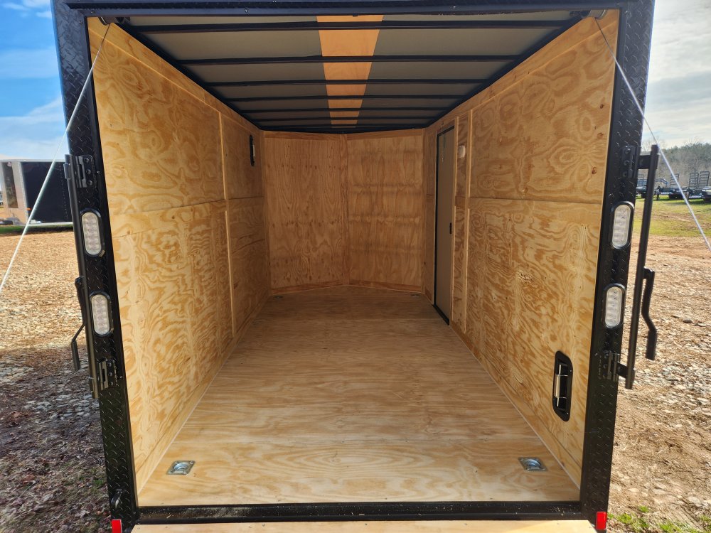 2026 Rock Solid Cargo 7x14 7k Enclosed w/ Blackout Special Package, 7' Interior, Polycore (.080) Upg