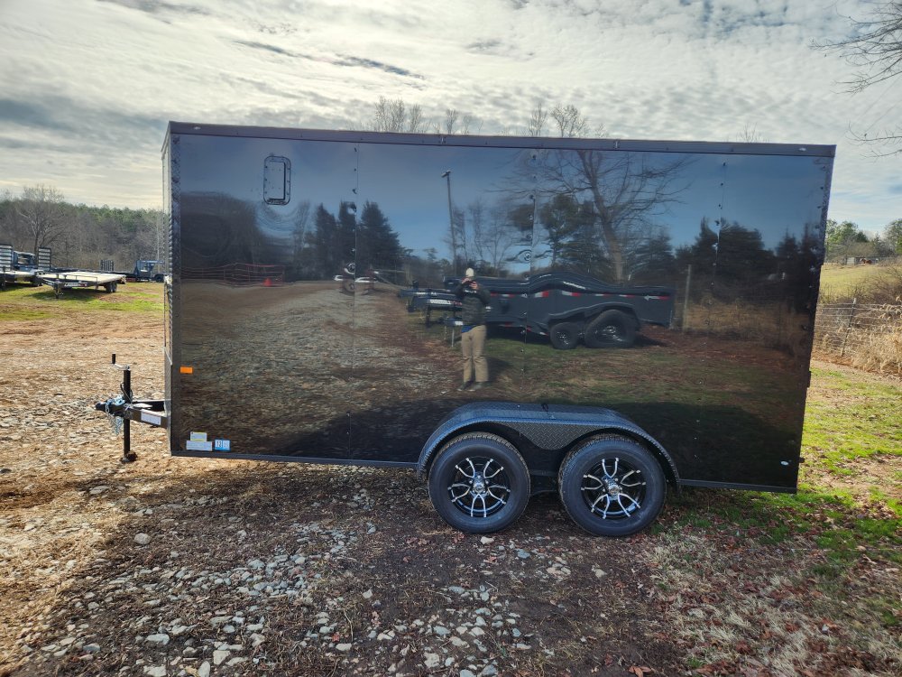 2026 Rock Solid Cargo 7x14 7k Enclosed w/ Blackout Special Package, 7' Interior, Polycore (.080) Upg