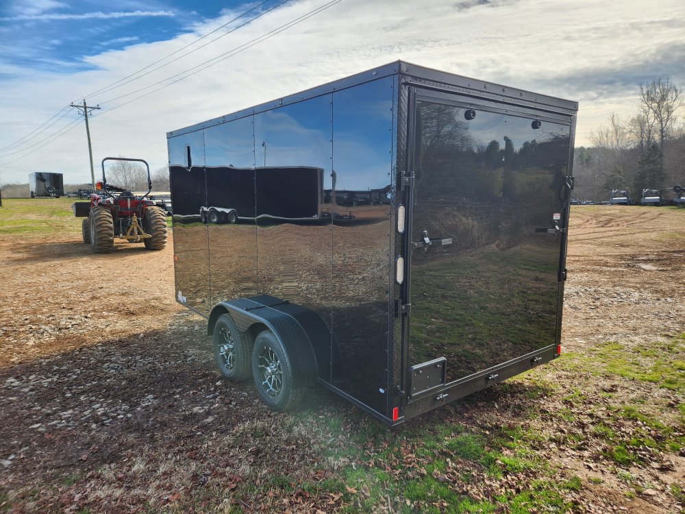 2026 Rock Solid Cargo 7x14 7k Enclosed w/ Blackout Special Package, 7' Interior, Polycore (.080) Upg