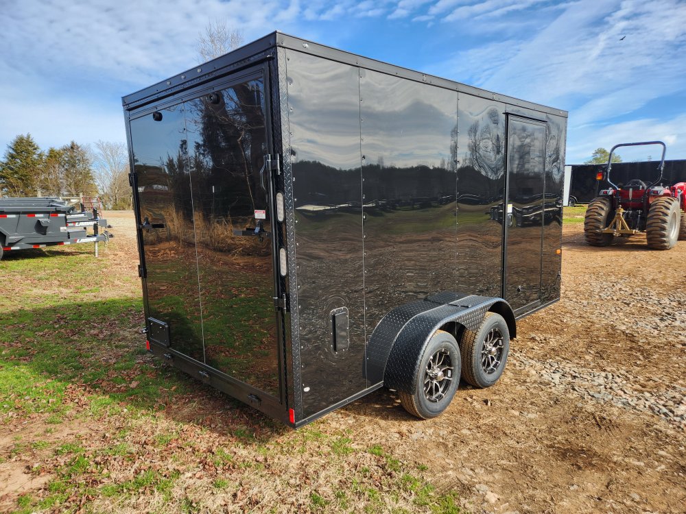 2026 Rock Solid Cargo 7x14 7k Enclosed w/ Blackout Special Package, 7' Interior, Polycore (.080) Upg