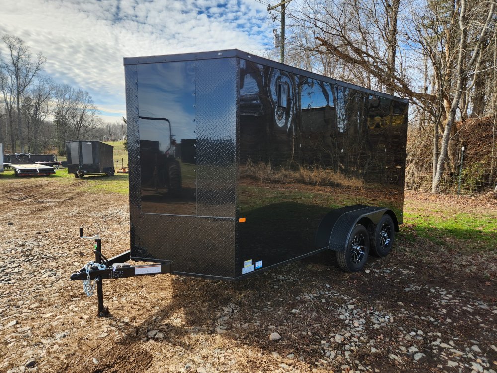 2026 Rock Solid Cargo 7x14 7k Enclosed w/ Blackout Special Package, 7' Interior, Polycore (.080) Upg