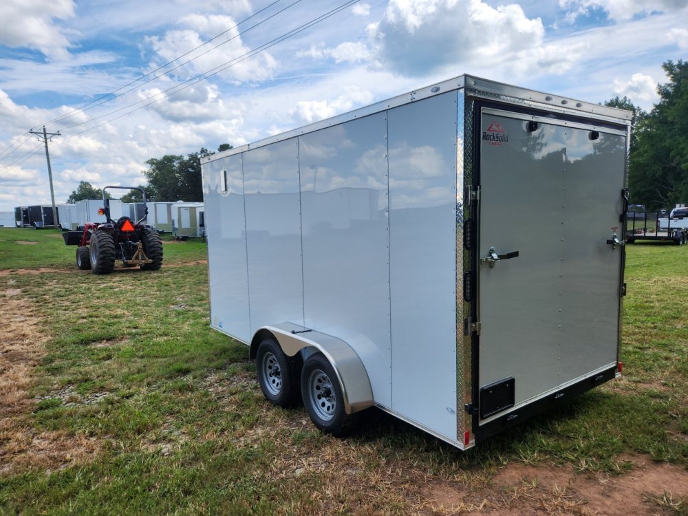 2027 Rock Solid Cargo 7X14 7K Enclosed w/ 7' Interior, Polycore Upgrade, Semi-Screwless Upgrade and 