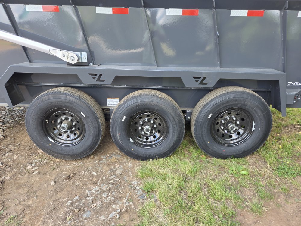 2026 Lamar Trailers 7x16 21k Telescopic Dump w/ Upgraded Tarp, Wireless Remote, Solar Charger, 2 Bat