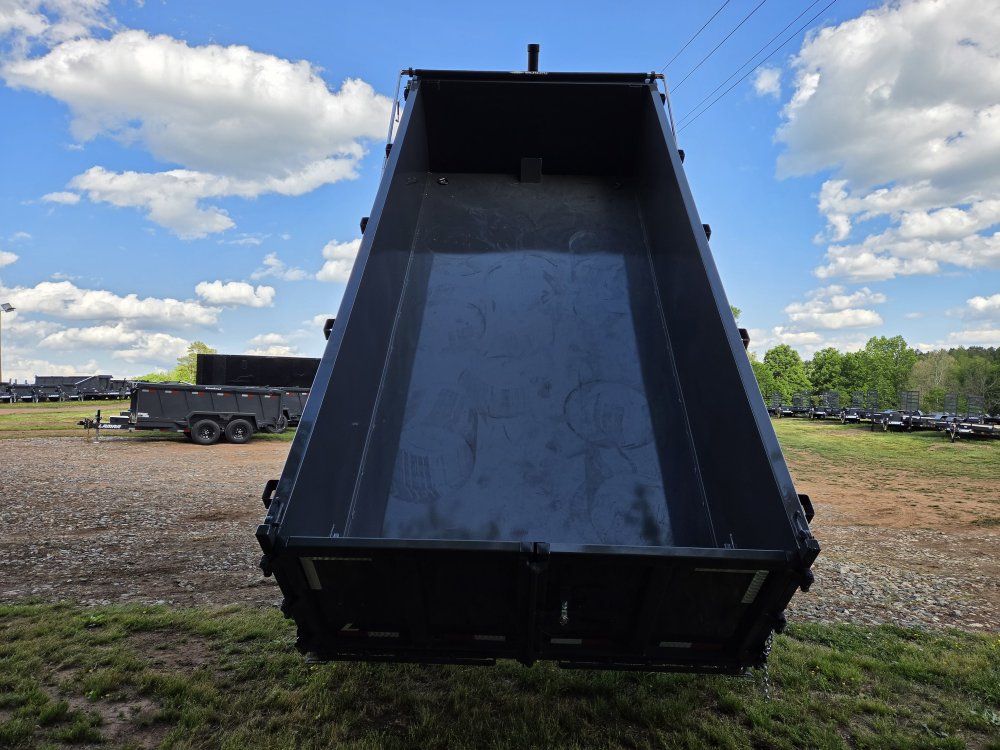 2026 Lamar Trailers 7x16 21k Telescopic Dump w/ Upgraded Tarp, Wireless Remote, Solar Charger, 2 Bat