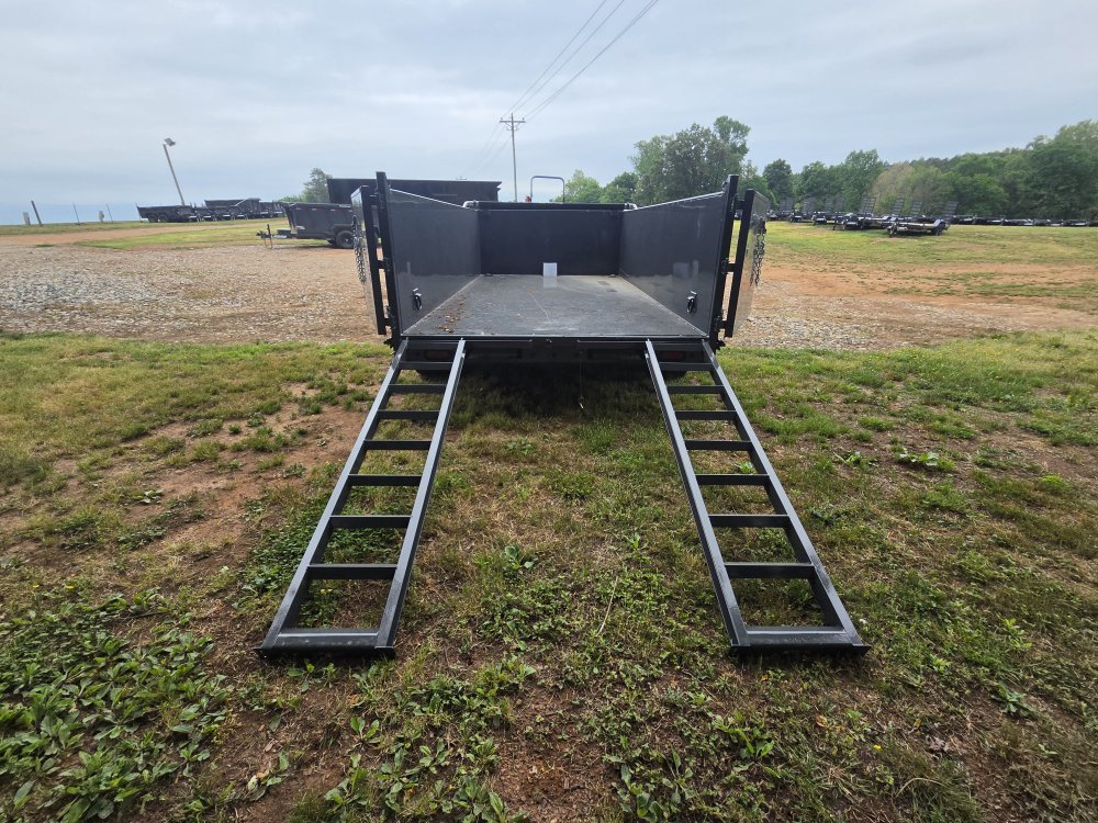 2026 Lamar Trailers 7x16 21k Telescopic Dump w/ Upgraded Tarp, Wireless Remote, Solar Charger, 2 Bat