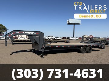 8.5'x25' Lamar Flatbed
