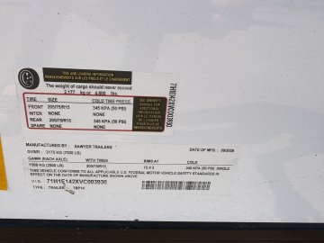 7'x14' Sawyer Enclosed Cargo