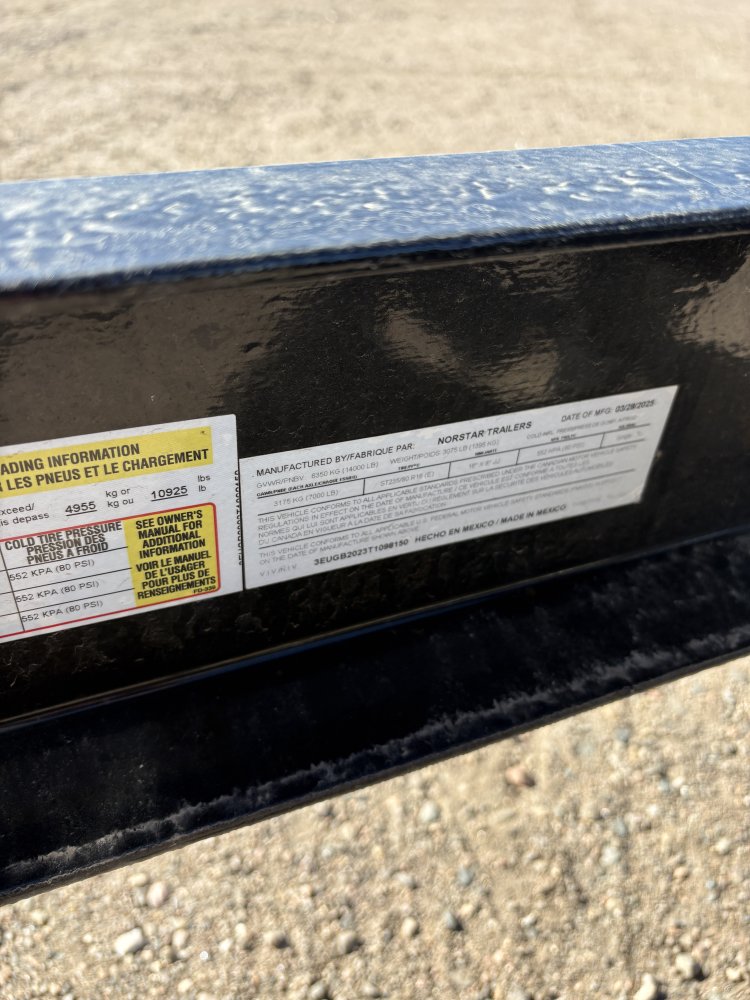 7'x20' Norstar/Iron Bull Equipment