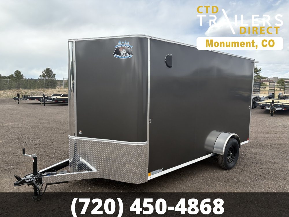7'x12' Big Horn Enclosed Cargo