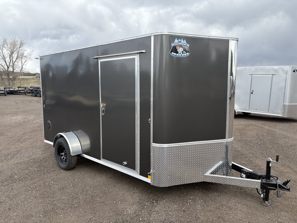 7'x12' Big Horn Enclosed Cargo
