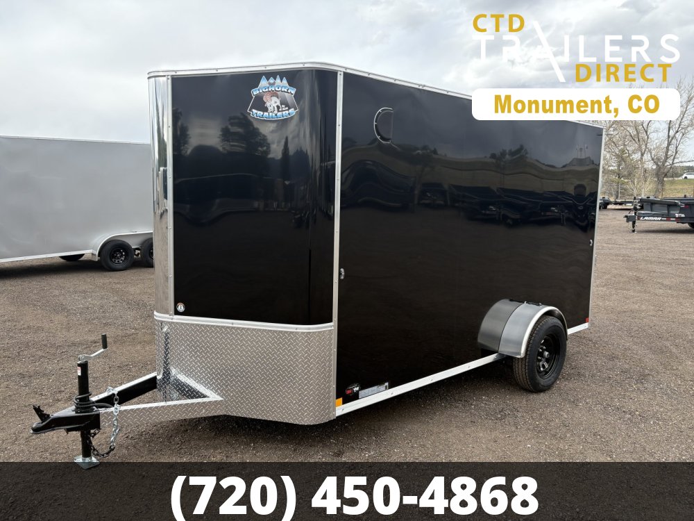6'x12' Big Horn Enclosed Cargo