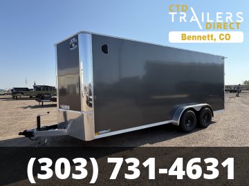 7'x18' Big Horn Enclosed Cargo