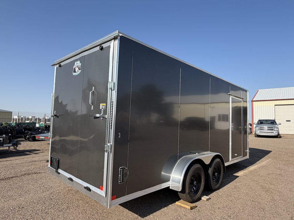 7'x18' Big Horn Enclosed Cargo