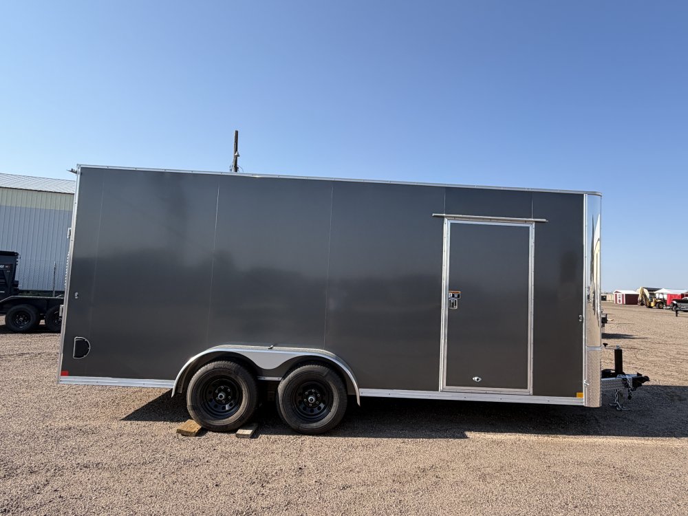 7'x18' Big Horn Enclosed Cargo