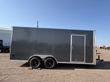 7'x18' Big Horn Enclosed Cargo