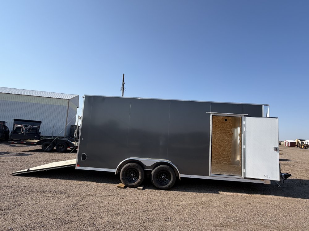 7'x18' Big Horn Enclosed Cargo