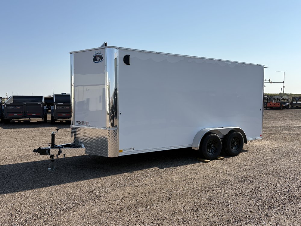 7'x16' Big Horn Enclosed Cargo