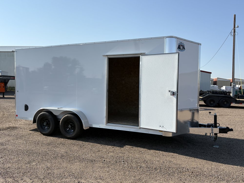7'x16' Big Horn Enclosed Cargo