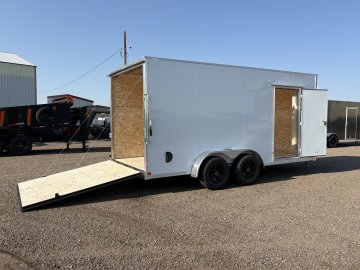 7'x16' Big Horn Enclosed Cargo