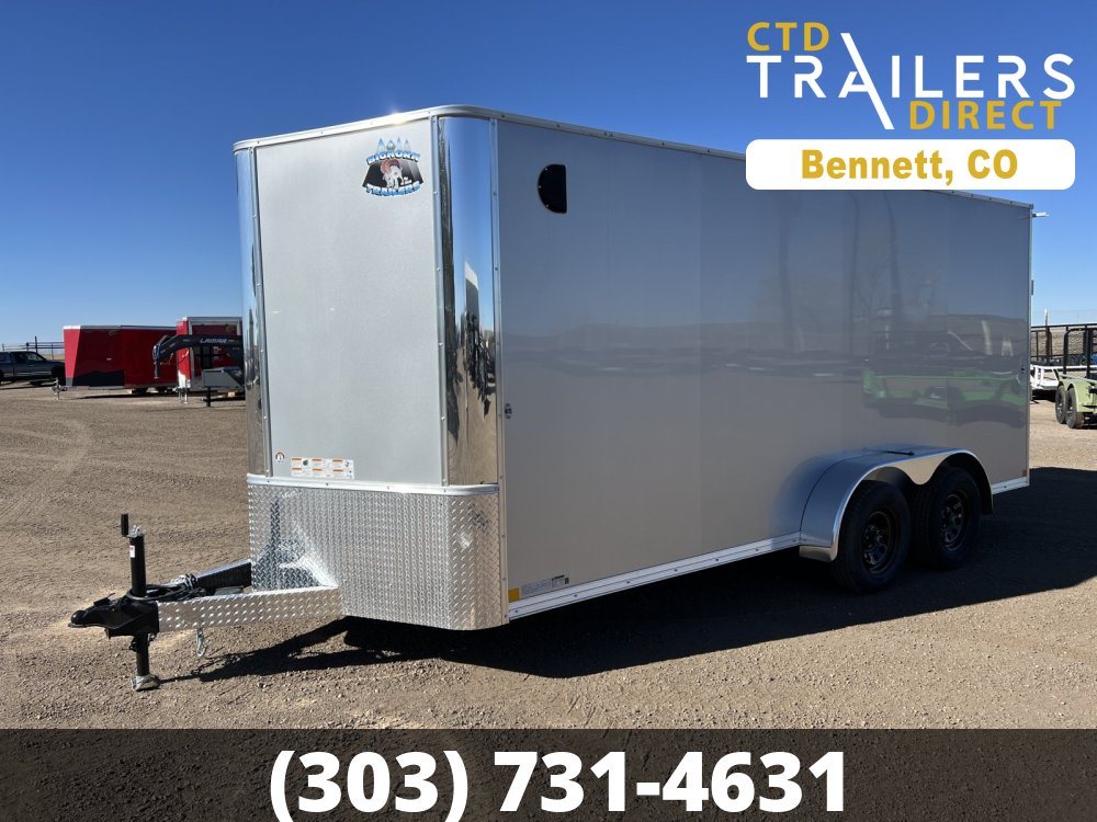 7'x16' Big Horn Enclosed Cargo