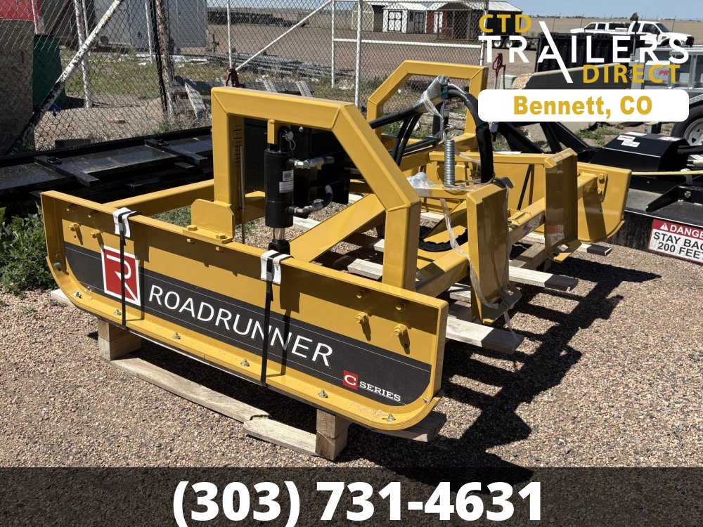 7' CH SKID STEER GRADER W/ SERATED BLADE AND 2 SIDE HYD DEPTH ADJUST