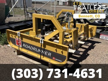 7' CH SKID STEER GRADER W/ SERATED BLADE AND 2 SIDE HYD DEPTH ADJUST