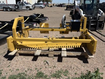 7' CH SKID STEER GRADER W/ SERATED BLADE AND 2 SIDE HYD DEPTH ADJUST