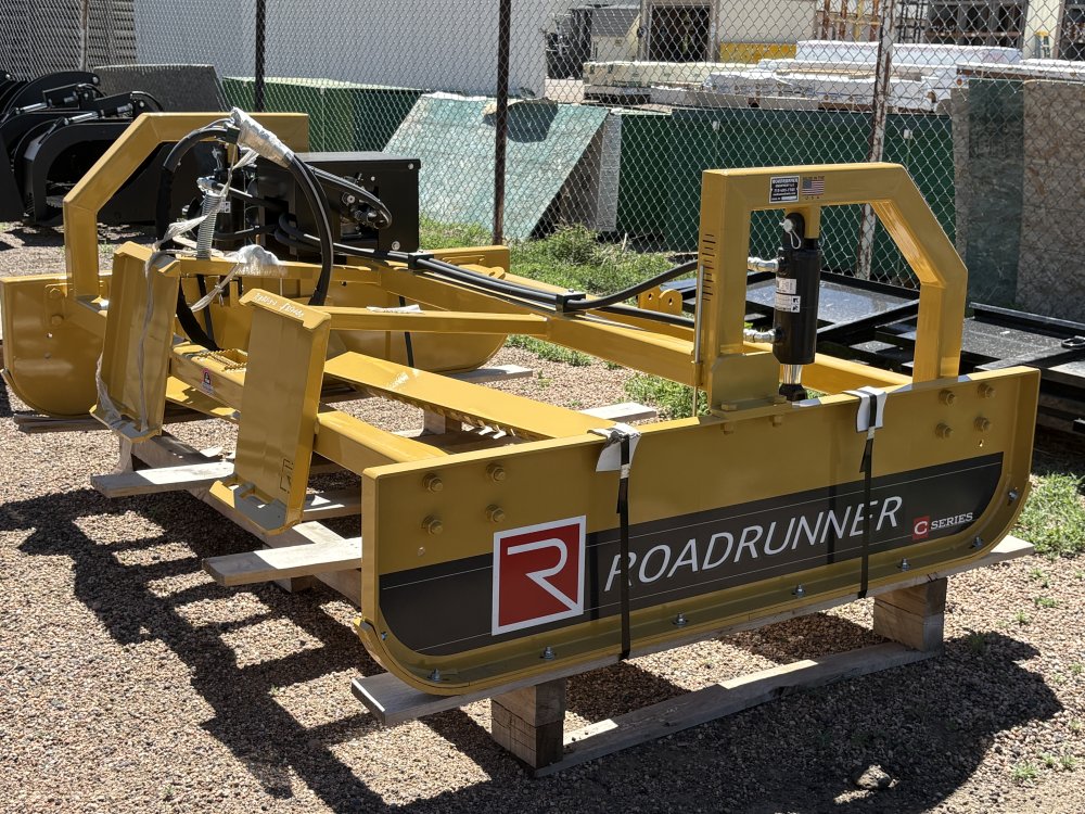 7' CH SKID STEER GRADER W/ SERATED BLADE AND 2 SIDE HYD DEPTH ADJUST