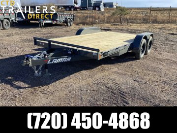 7'x16' Lamar Flatbed Car Hauler